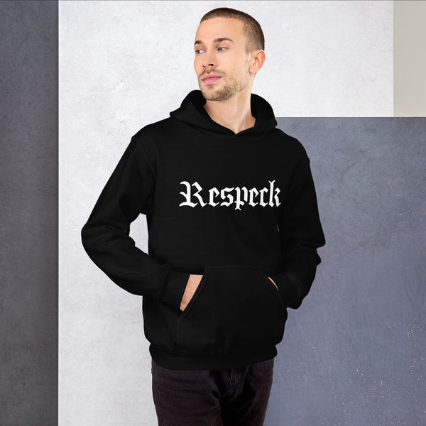 RESPECK Black Unisex Hoodie