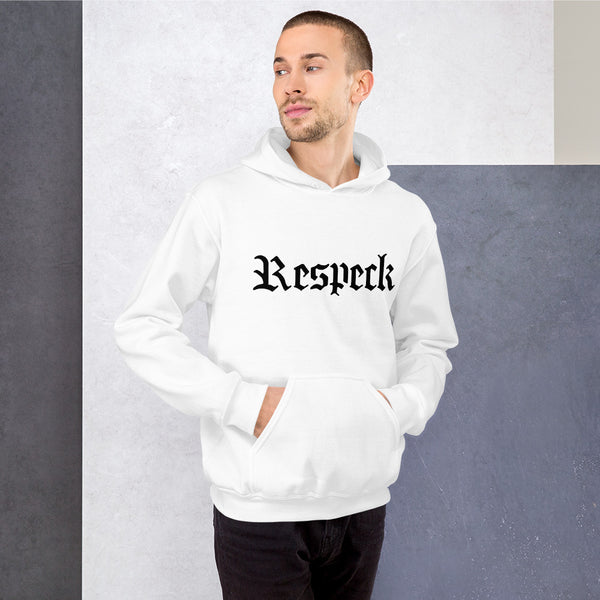 RESPECK White Unisex Hoodie