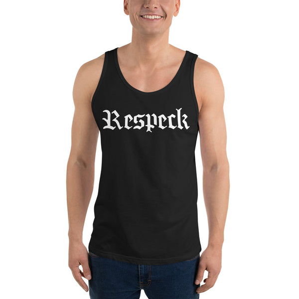 RESPECK Men's Black Tank Top