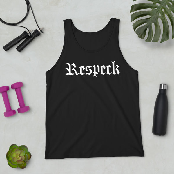 RESPECK Men's Black Tank Top